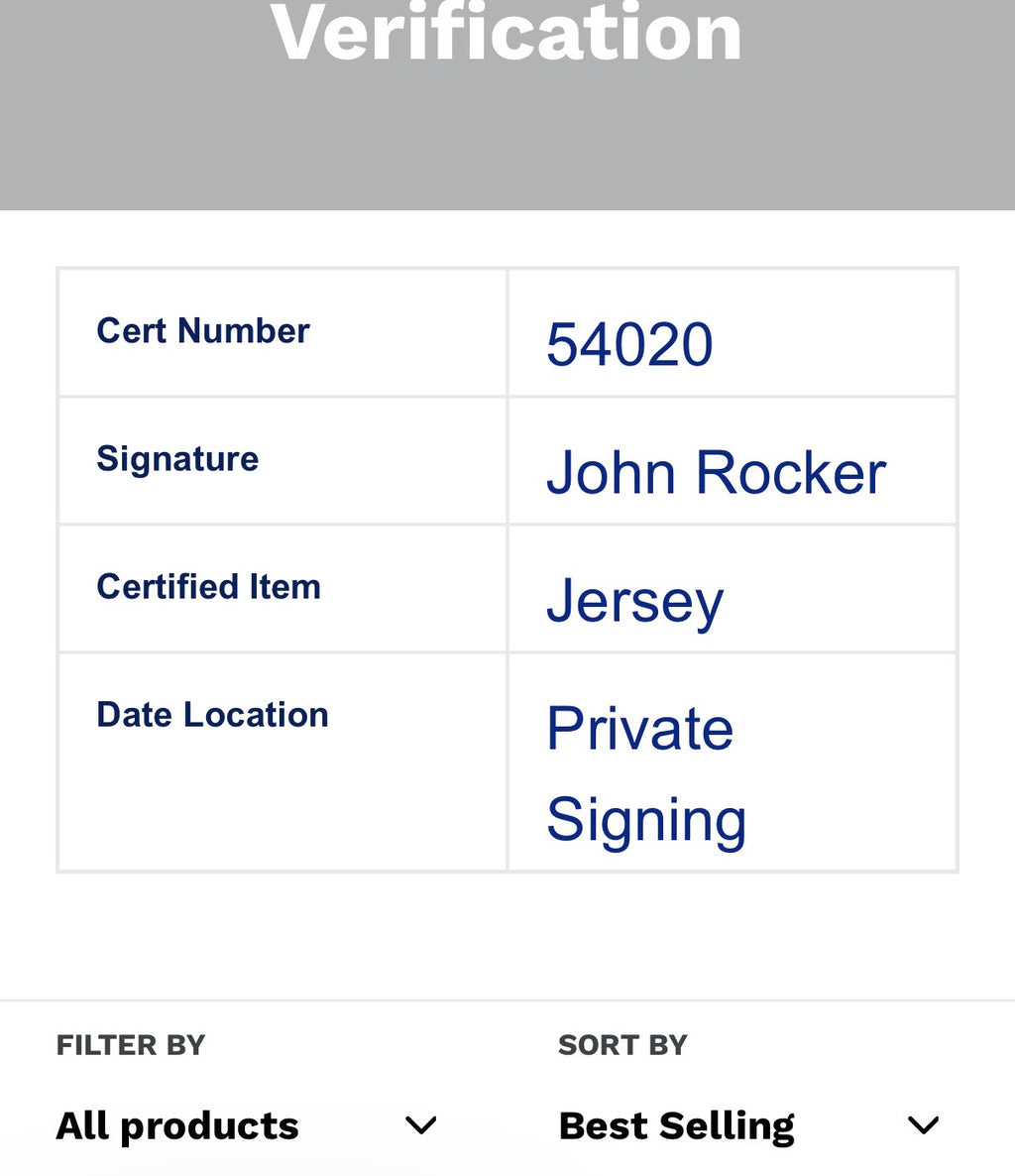 John Rocker Signed Atlanta Braves Jersey #49 - Dual Certified - MLB
