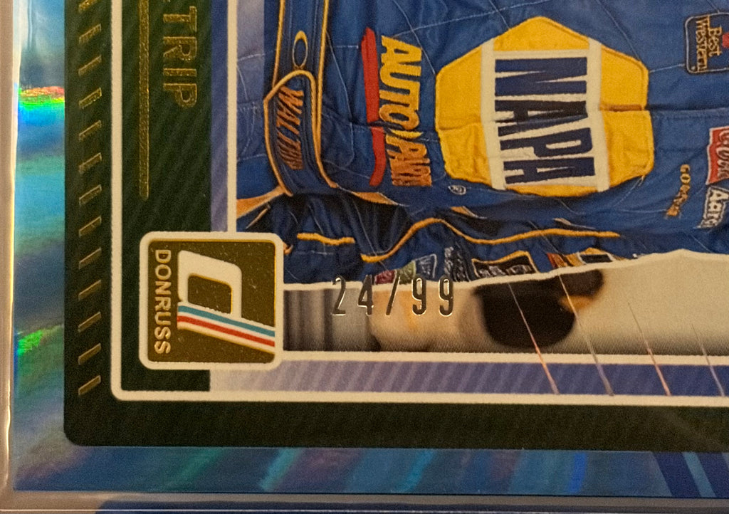 2025 Donruss Michael Waltrip Blue Holo Parallel 24/99 + Base NASCAR Lot