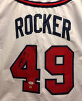 John Rocker Signed Atlanta Braves Jersey #49 - Dual Certified - MLB