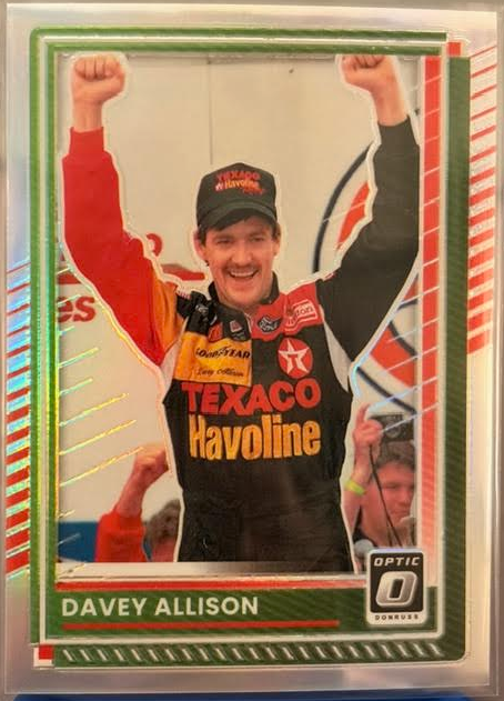 Davey Allison Alan Kulwicki Donruss Optic NASCAR Legends 4 Card Lot w/ Parallels