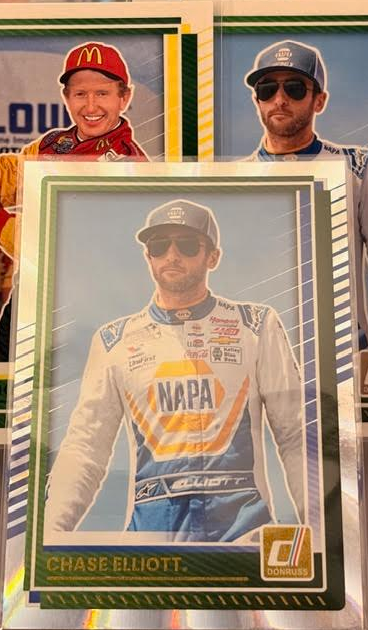 2025 Donruss NASCAR Chase Elliott Silver Parallel + Bill Elliott Lot of 3