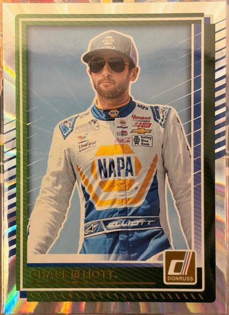 2025 Donruss NASCAR Chase Elliott Silver Parallel + Bill Elliott Lot of 3
