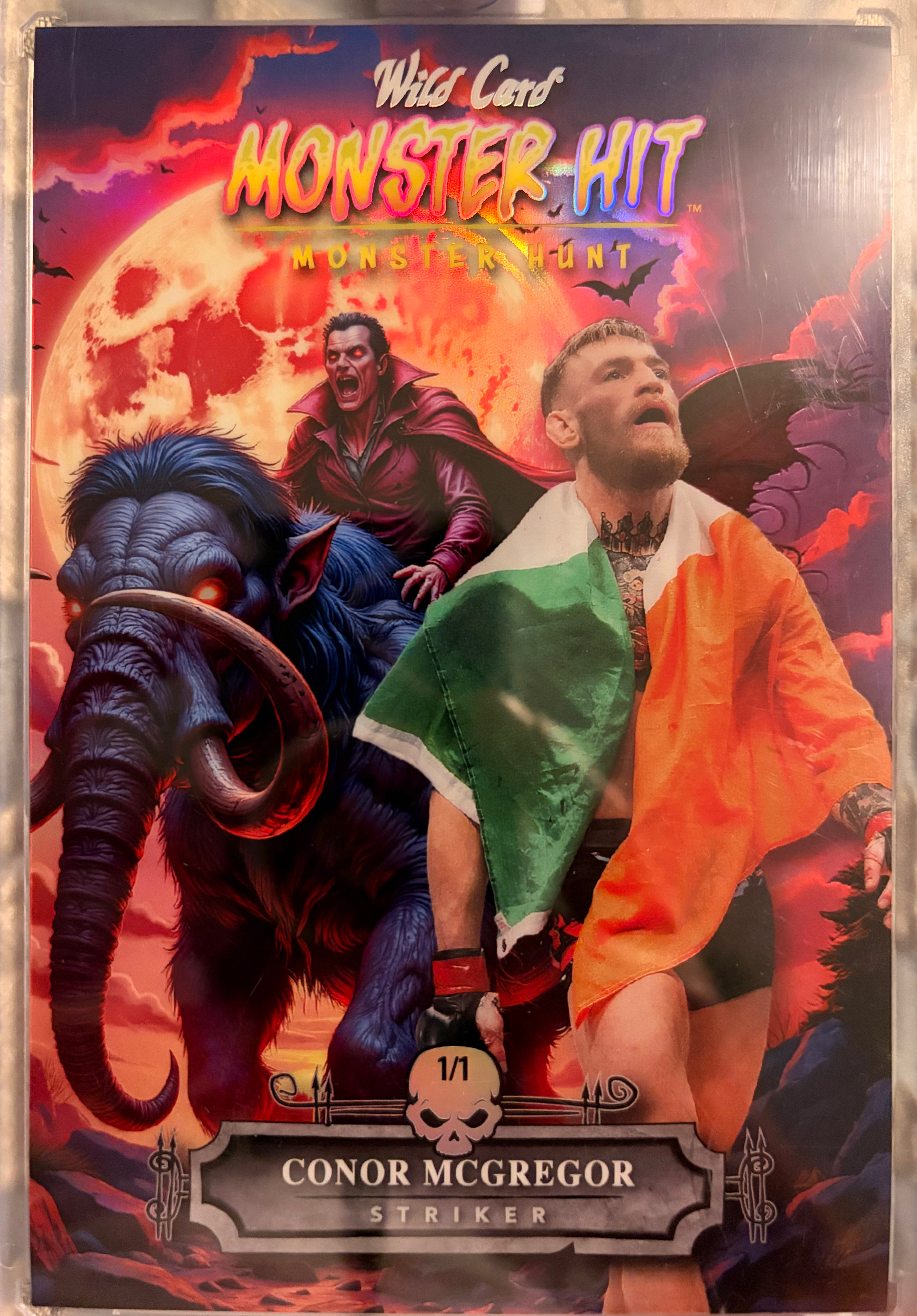 2025 Wild Card Monster Hit Conor McGregor 1/1 MONSTER HUNT SSP One Of One 🔥 UFC