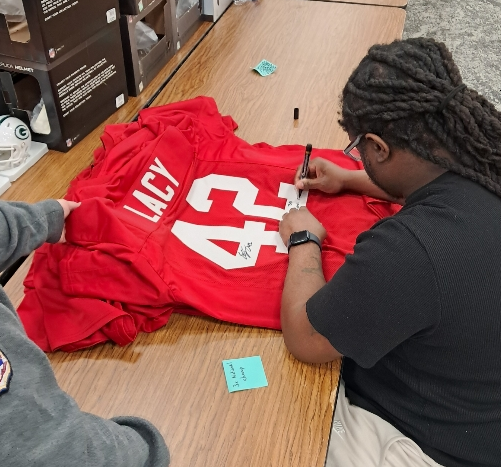 Eddie Lacy Signed Custom Alabama Crimson Tide "3X National Champion" - Certified