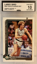 2025 Topps Flagship #257 Larry Bird CCG GEM MINT 10 Celtics HOF Basketball Card