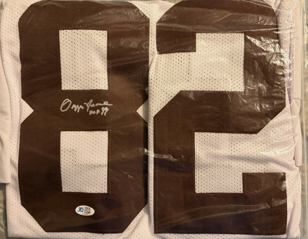 Ozzie Newsome NFL Browns TE "HOF 99" Signed 4/19/25 At HOF In Canton, OH - CERTIFIED