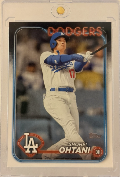 2024 Topps #500 Shohei Ohtani Dodgers Base Card – First LA Flagship – NM/MINT