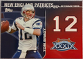 2008 Topps NFL Dynasties Tribute Tom Brady #DYN-TB2 Patriots GOAT Insert