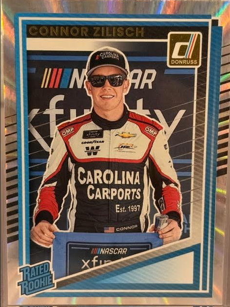 Connor Zilisch Rated Rookie + 2 Inserts Donruss NASCAR Card Lot