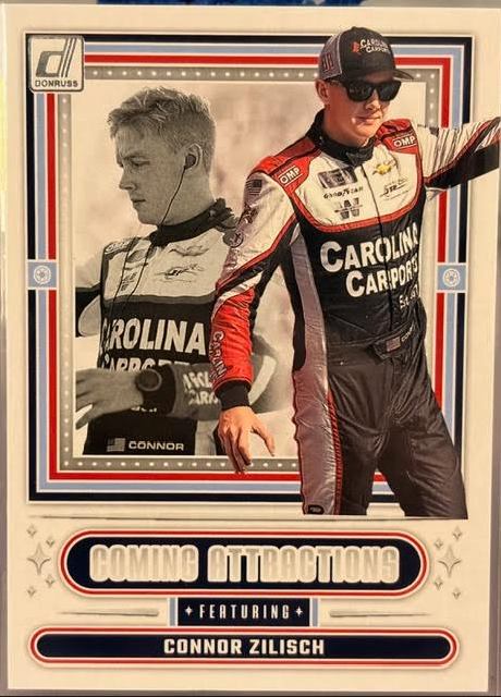 Connor Zilisch Rated Rookie + 2 Inserts Donruss NASCAR Card Lot